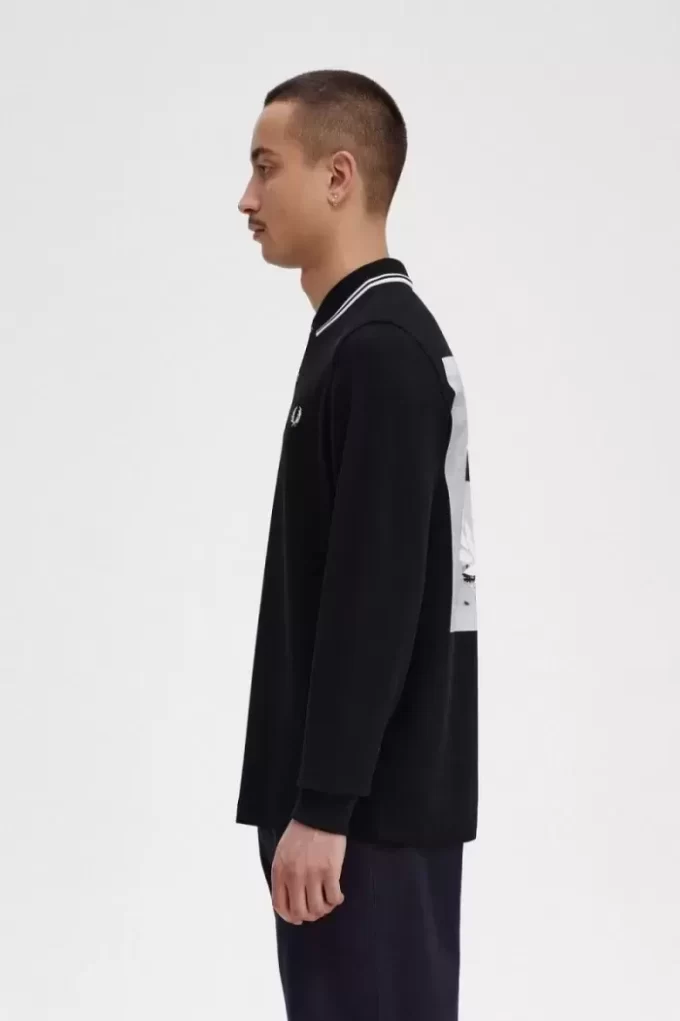 Chemise à manches longues pour homme à motif graphique Rave