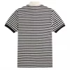 Chemise rayée à col cheminée pour homme