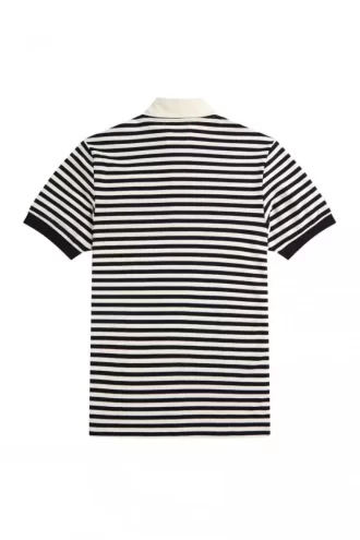 Chemise rayée à col cheminée pour homme
