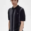 Chemise rayée en tricot pour homme