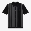 Chemise rayée en tricot pour homme
