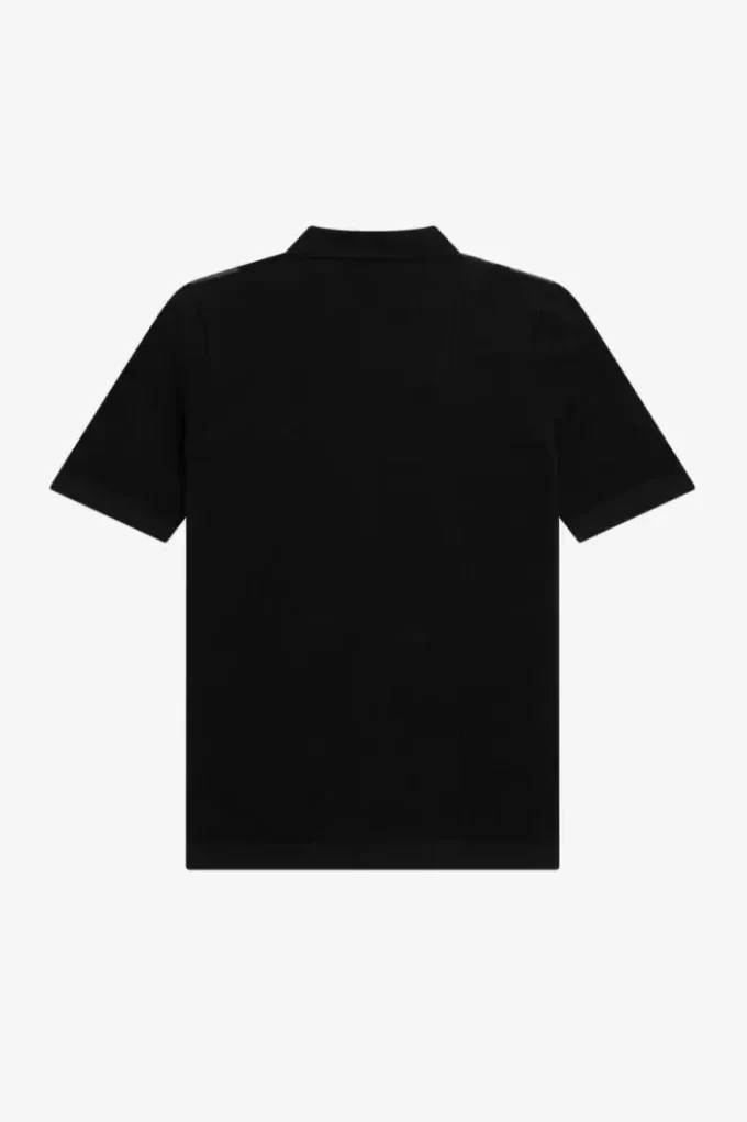 Chemise rayée en tricot pour homme