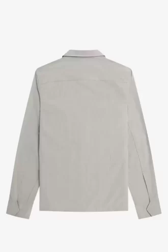 Chemise texturée zippée pour homme