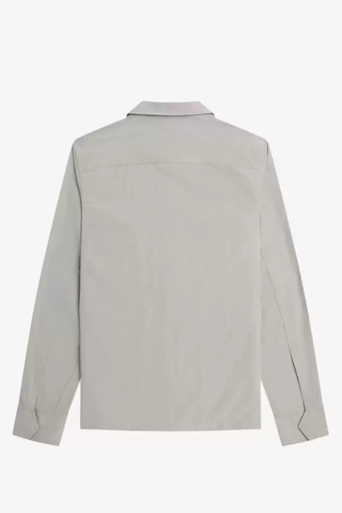 Chemise texturée zippée pour homme