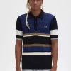 Chemise tricotée à empiècements Argyle pour homme
