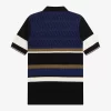 Chemise tricotée à empiècements Argyle pour homme