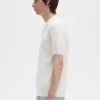 Chemise tricotée à empiècements ton sur ton pour homme