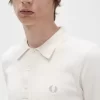 Chemise tricotée à empiècements ton sur ton pour homme