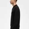 Chemise tricotée à manches longues pour homme