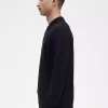Chemise tricotée à manches longues pour homme