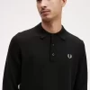 Chemise tricotée à manches longues pour homme