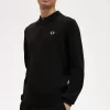 Chemise tricotée à manches longues pour homme