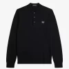 Chemise tricotée à manches longues pour homme