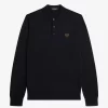 Chemise tricotée à manches longues pour homme