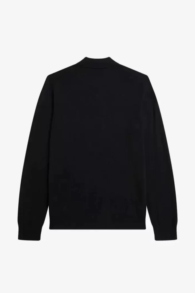 Chemise tricotée à manches longues pour homme