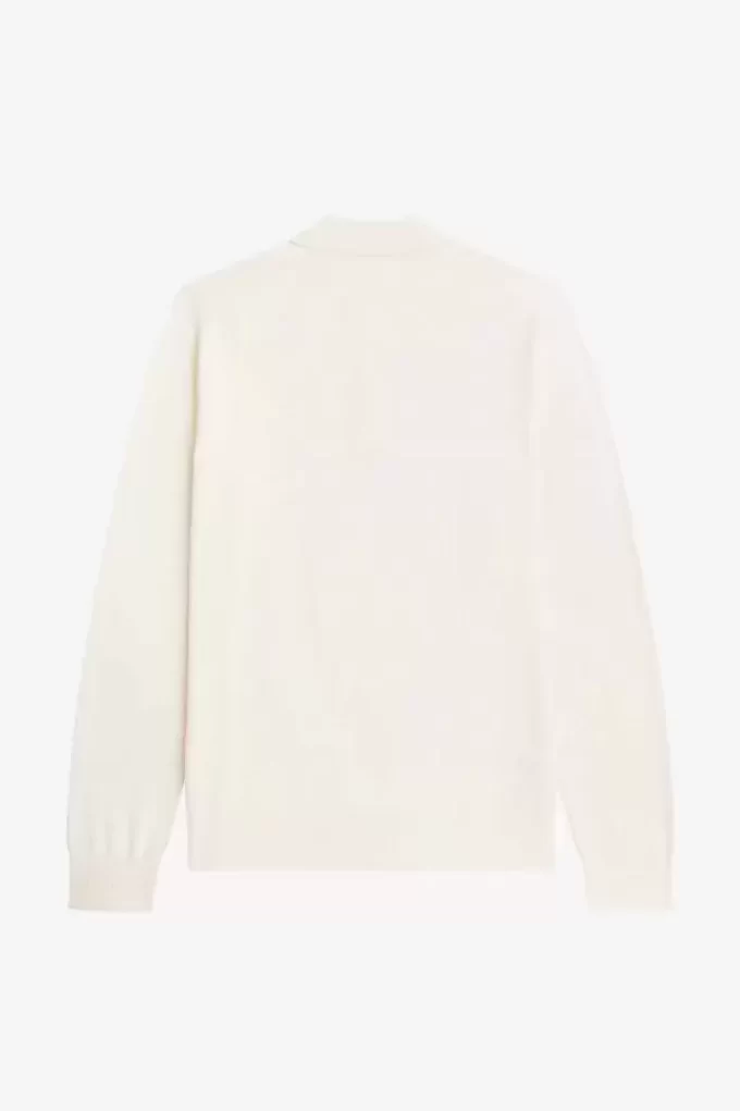 Chemise tricotée à manches longues pour homme