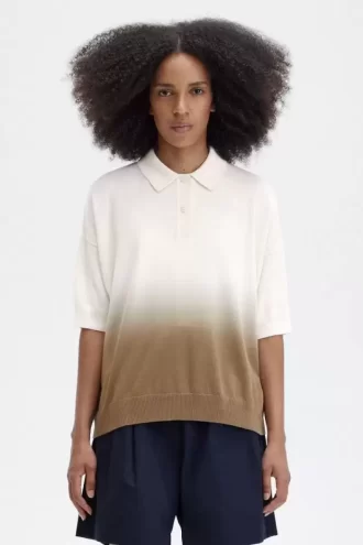 Chemise tricotée ombrée pour femme
