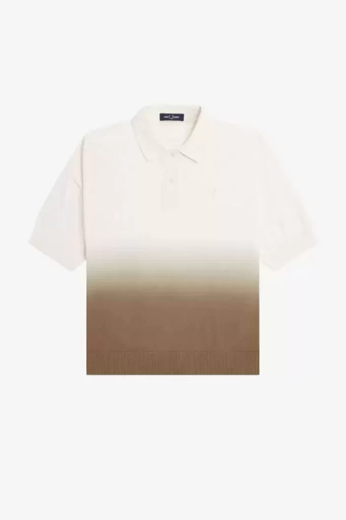 Chemise tricotée ombrée pour femme