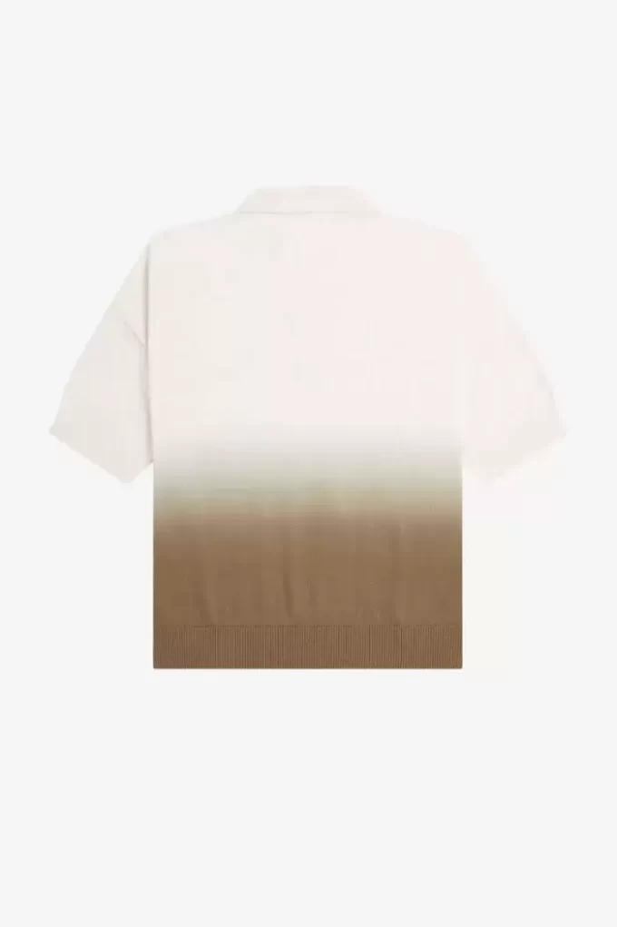 Chemise tricotée ombrée pour femme