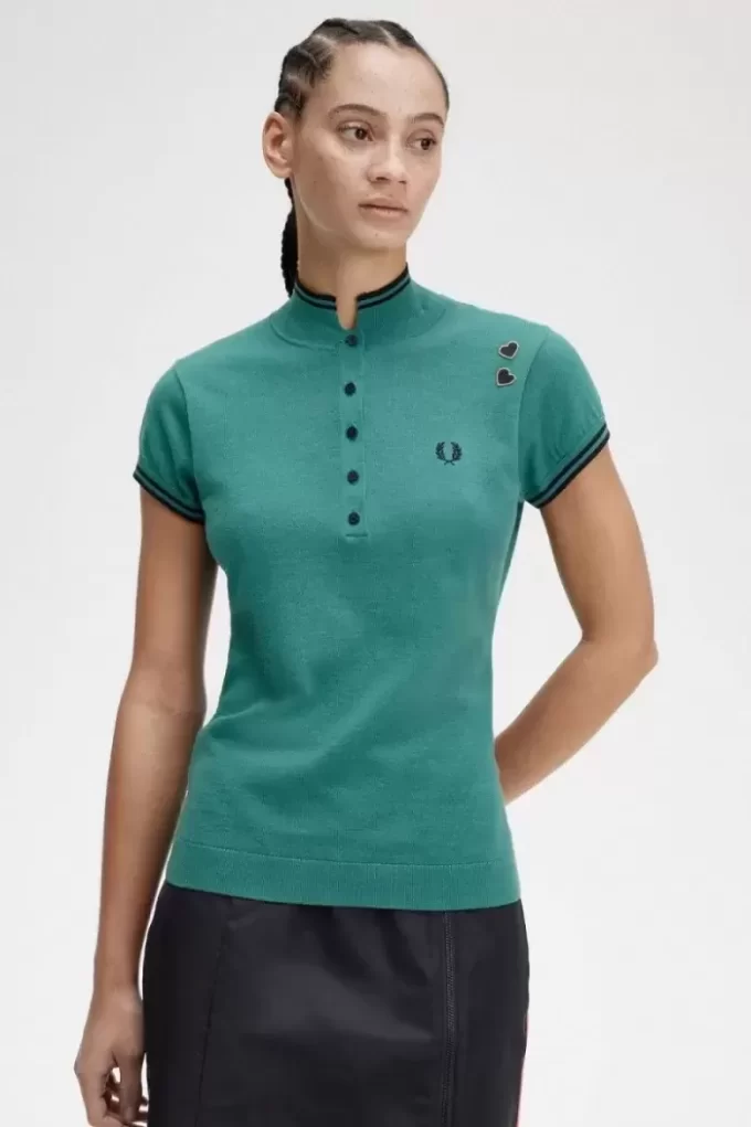 Chemise tricotée pour femme