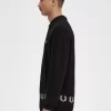 Chemise tricotée pour homme avec bordure en couronne de laurier