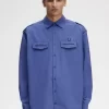 Chemise utilitaire surdimensionnée pour homme