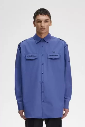 Chemise utilitaire surdimensionnée pour homme