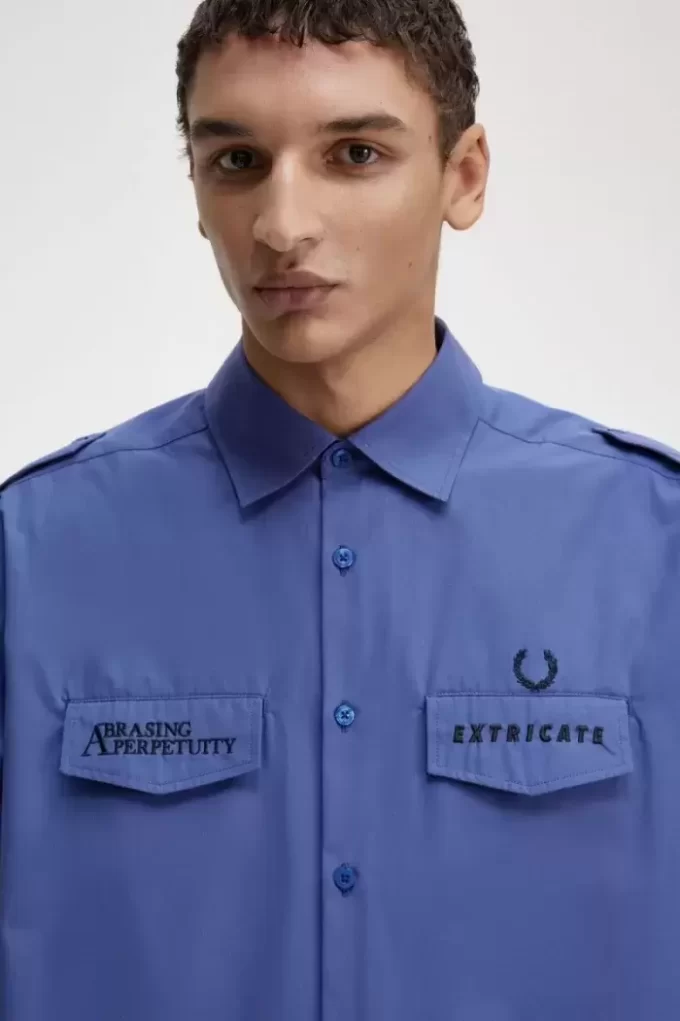 Chemise utilitaire surdimensionnée pour homme