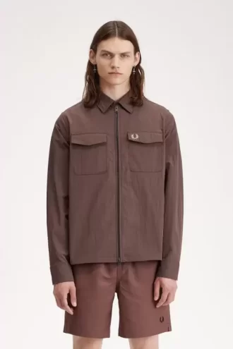 Chemise zippée Fred Perry pour homme