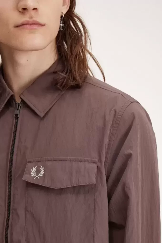 Chemise zippée Fred Perry pour homme