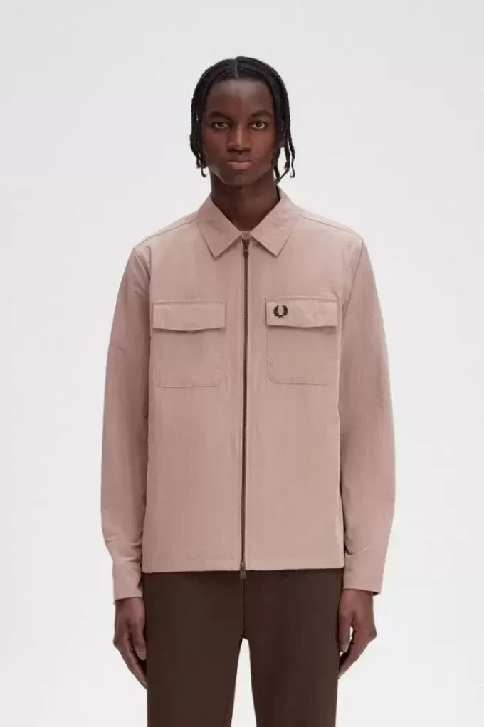 Chemise zippée pour homme