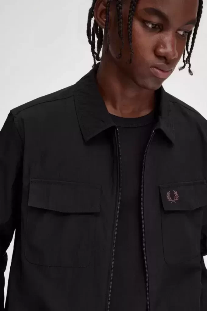Chemise zippée pour homme