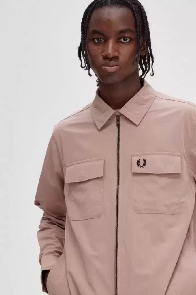 Chemise zippée pour homme