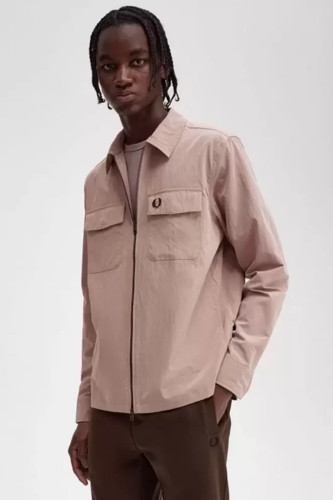 Chemise zippée pour homme