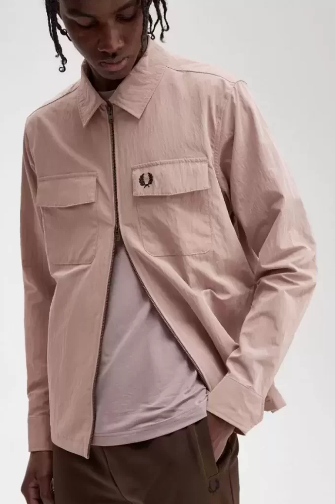 Chemise zippée pour homme