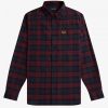 Chemises en sergé tartan