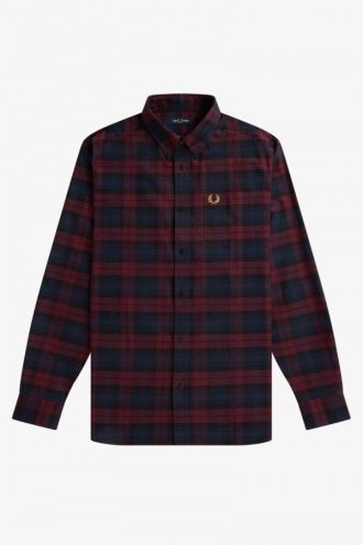Chemises en sergé tartan