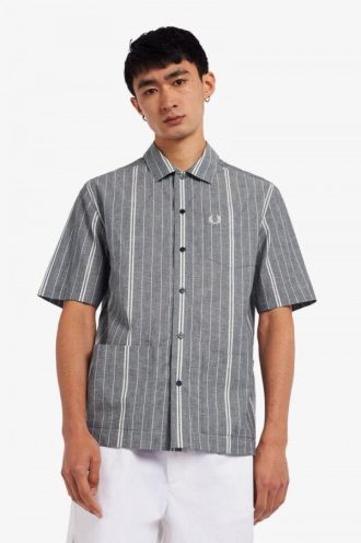 Chemises à fines rayures Fred Perry