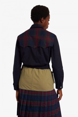 Chemises à panneaux tartan