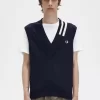 Débardeur tricoté à col en V pour homme