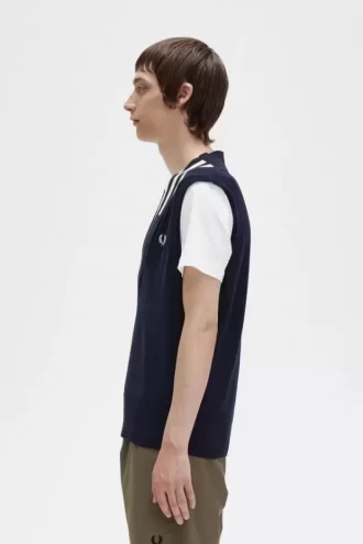 Débardeur tricoté à col en V pour homme