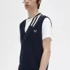Débardeur tricoté à col en V pour homme