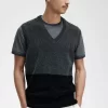 Débardeurs pour homme en chenille à blocs de couleurs