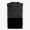 Débardeurs pour homme en chenille à blocs de couleurs