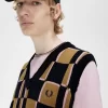 Débardeurs pour hommes à damier Glitch