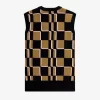 Débardeurs pour hommes à damier Glitch