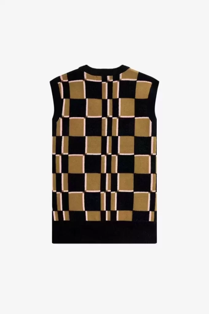 Débardeurs pour hommes à damier Glitch