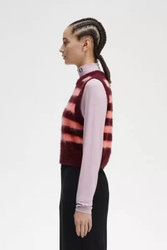 Débardeurs rayés en tricot pour femmes