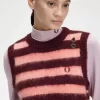 Débardeurs rayés en tricot pour femmes