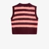 Débardeurs rayés en tricot pour femmes